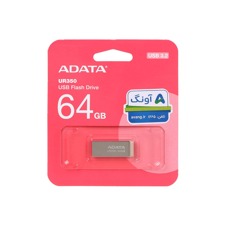 ADATA ROYAL UR340 USB 3.2 Flash Memory - 64GB مشکی