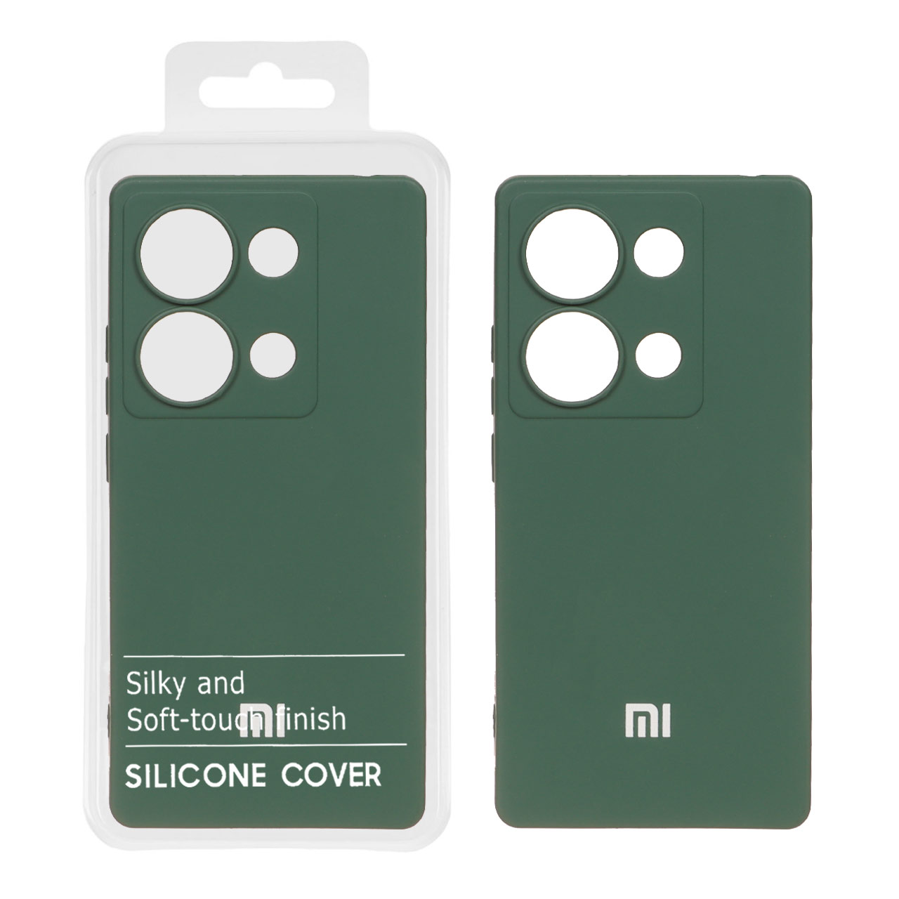 قاب سیلیکونی HighCopy مدل Xiaomi Redmi Note 14S / Note 13 Pro 4G / M6 Pro 4G - سبز تیره (پک دار) - PL