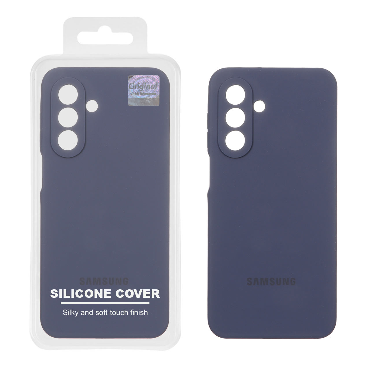 قاب سیلیکونی پاک کنی اورجینال Master Quality مدل Samsung Galaxy A17 / A26 - سرمه ای (پک دار)