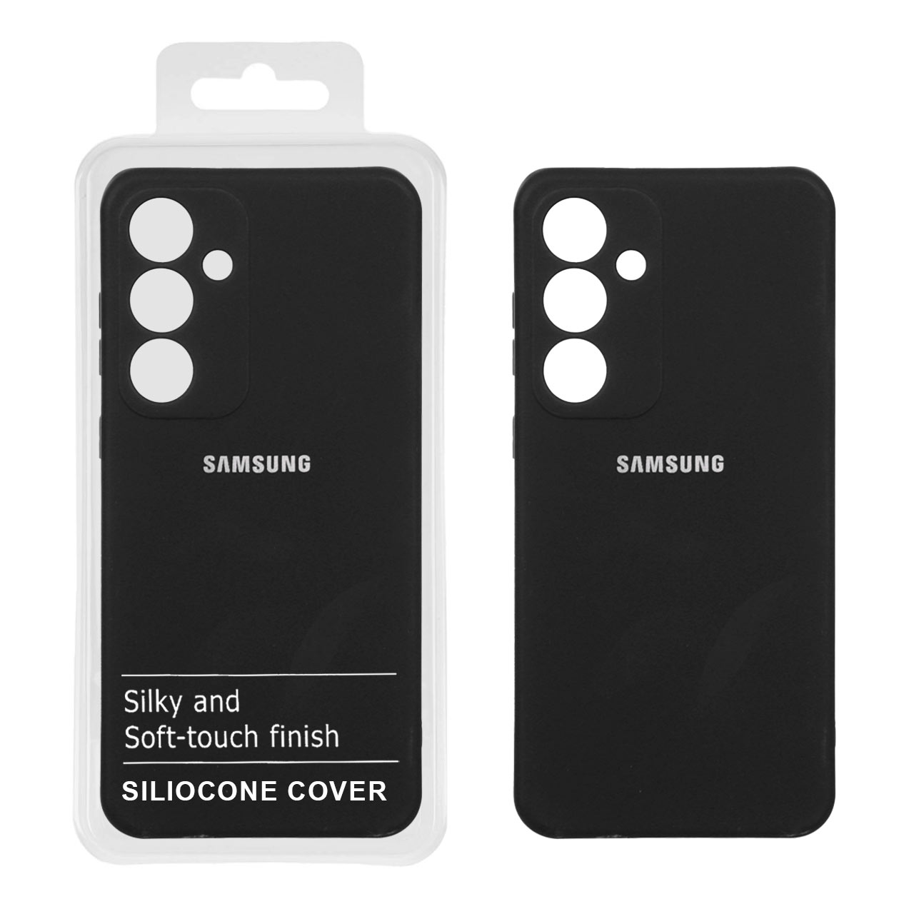 قاب نیو سیلیکون محافظ لنزدار Samsung Galaxy S25 FE - RFF - مشکی (پک دار)