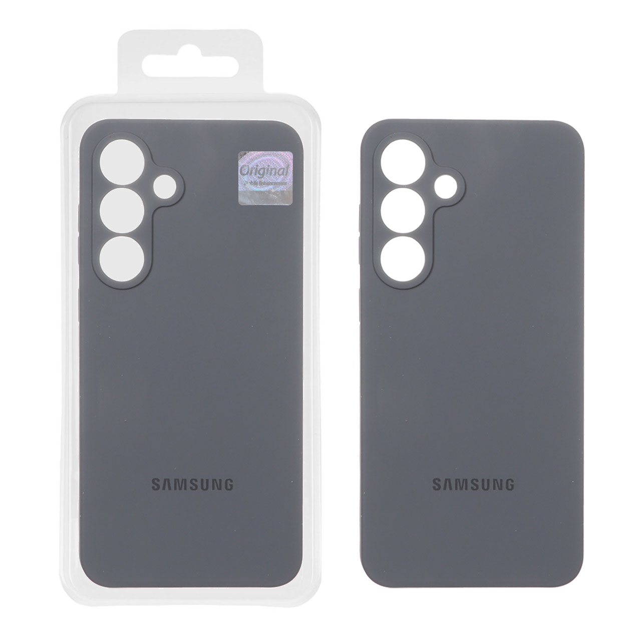 قاب سیلیکونی پاک کنی اورجینال Master Quality مدل Samsung Galaxy S25 FE - خاکستری (پک دار)