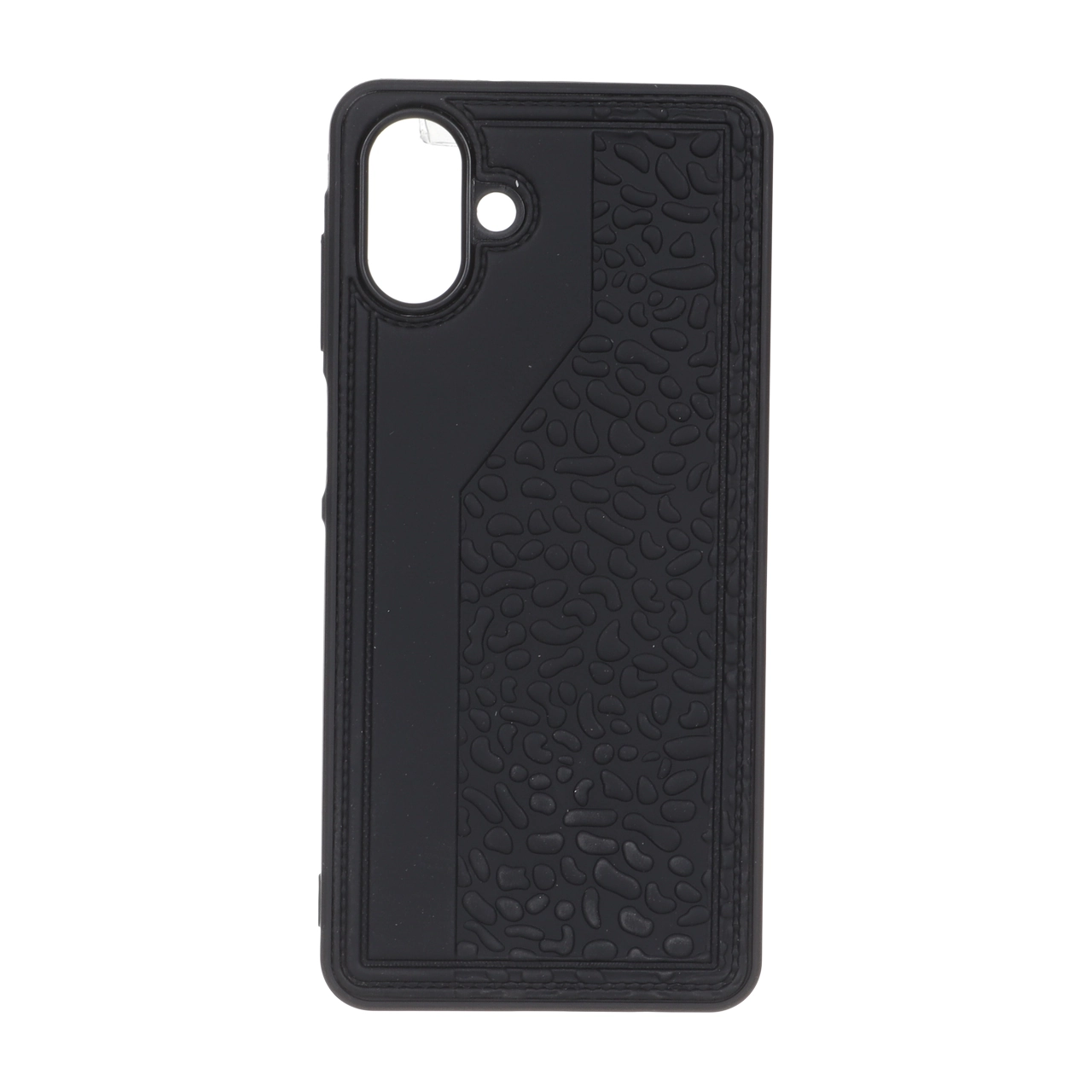 قاب طرح چرم سنگی Samsung Galaxy A07 - مشکی