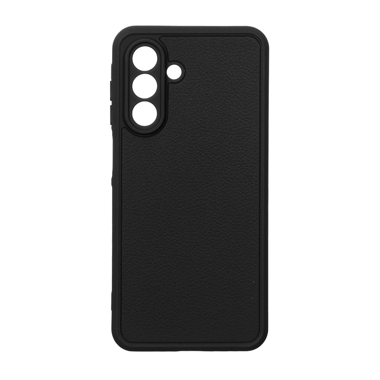 قاب Texture طرح چرم محافظ لنزدار Samsung Galaxy A17 / A26 - مشکی
