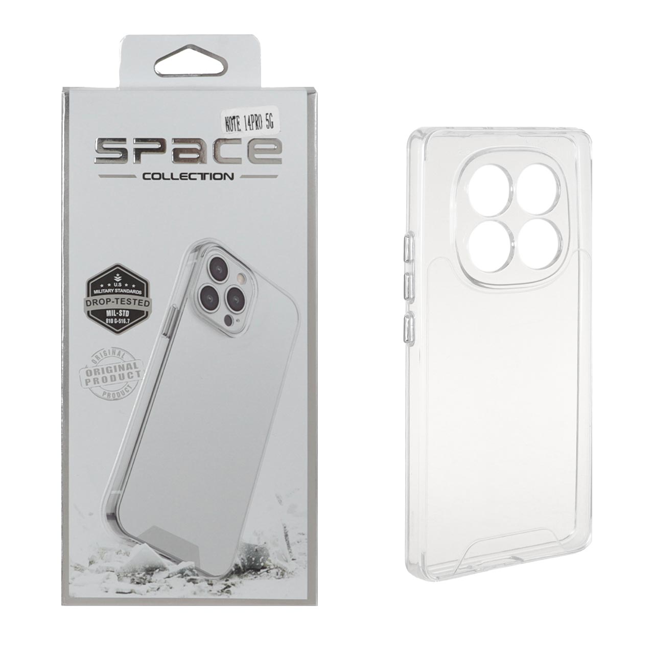 قاب اورجینال Space مدل Xiaomi Redmi Note 14 Pro 4G (پک دار)