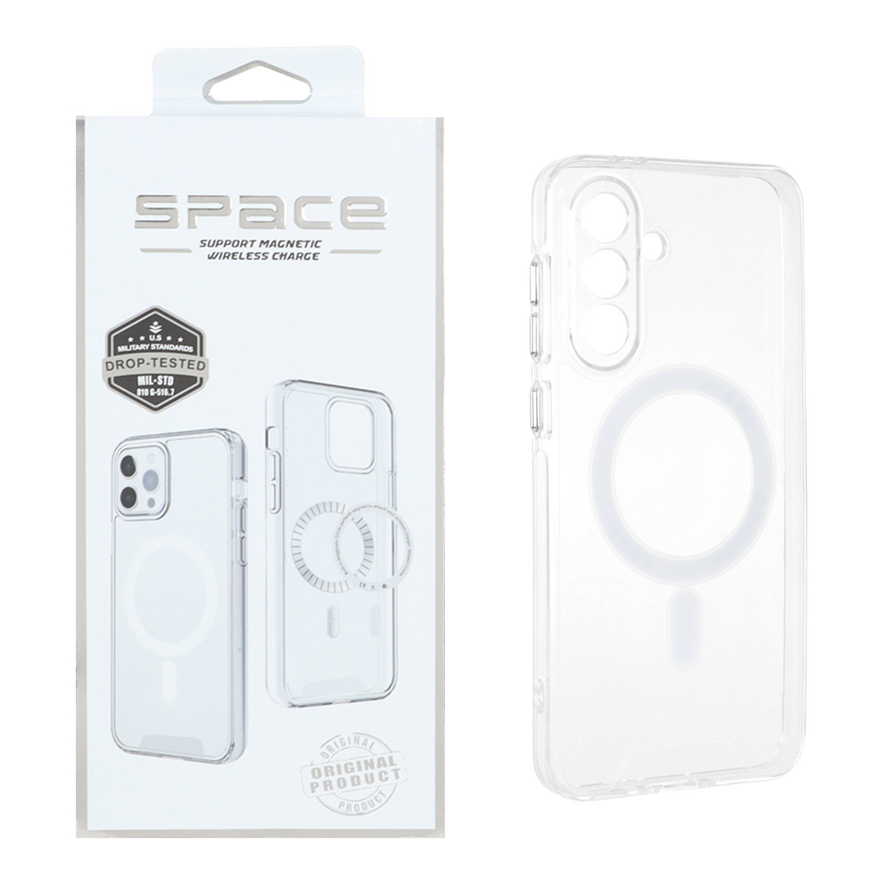 قاب اورجینال Space شفاف Magsafe مدل Samsung Galaxy A56 / A36 (پک دار)