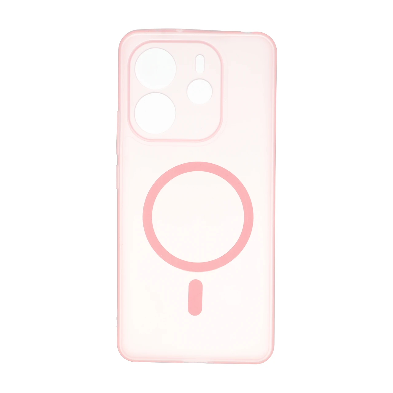 قاب ژله ای مات طرح مگ سیف محافظ لنزدار Xiaomi Redmi Note 14 4G - آبی