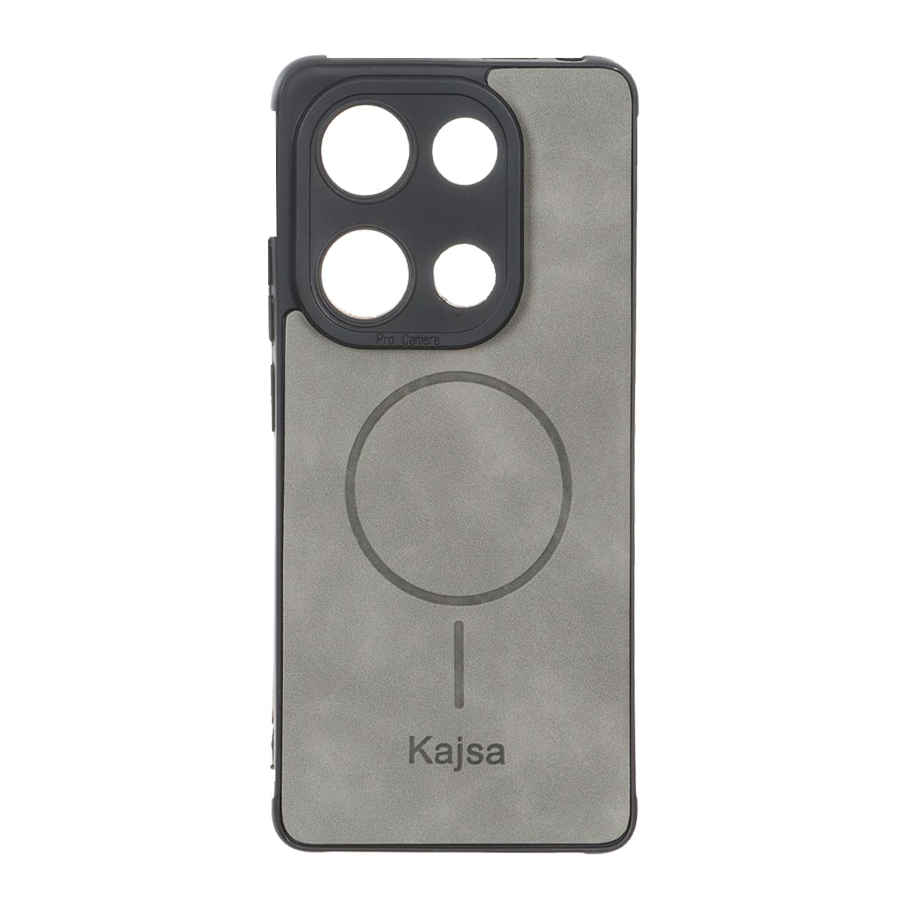 قاب جیر Kajsa طرح مگ سیف MNC مدل Xiaomi Redmi Note 14S / Note 13 Pro 4G / Poco M6 Pro 4G - طوسی