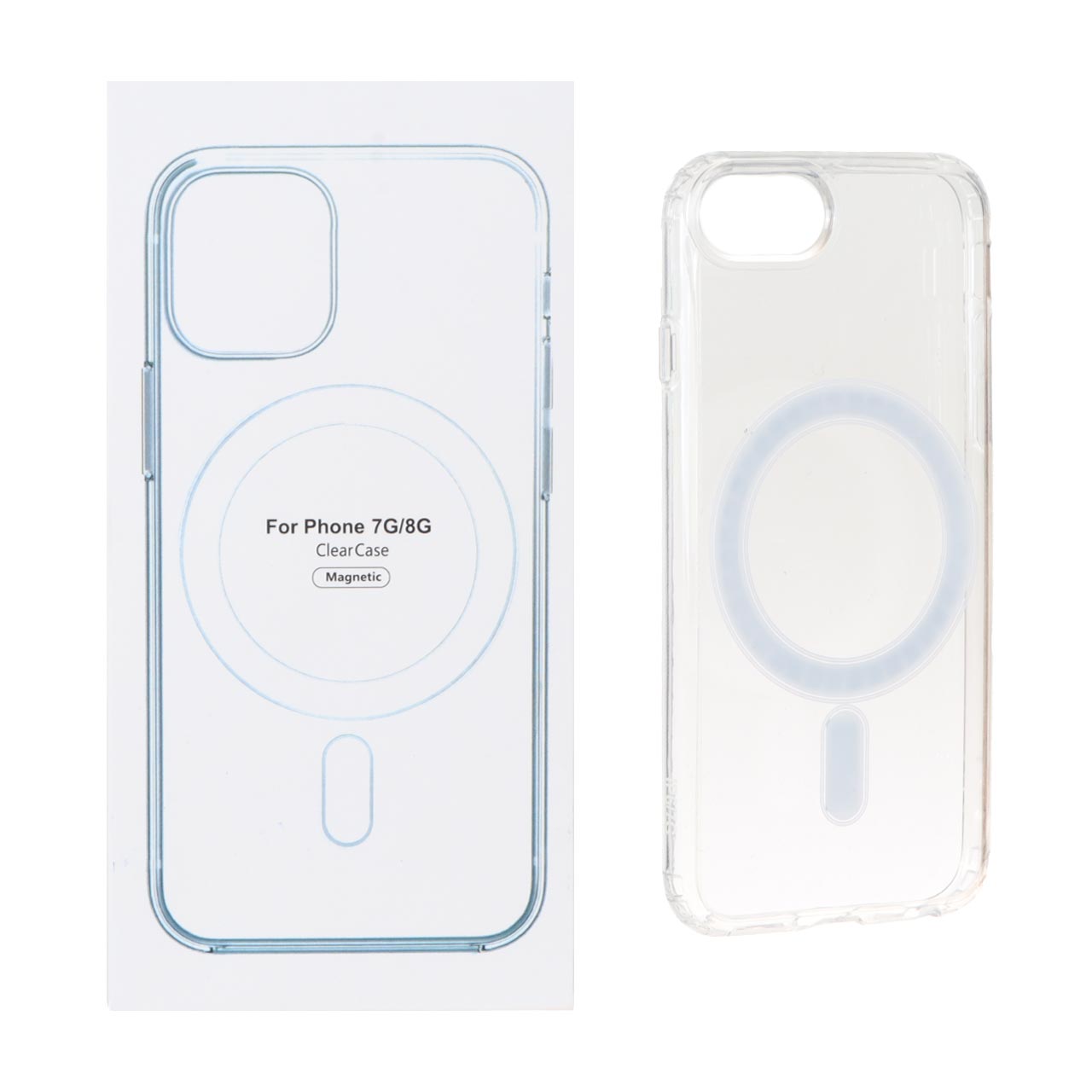 قاب شفاف Apple iPhone 7 / 8 / SE 2020 با قابلیت شارژ MagSafe (پک دار)