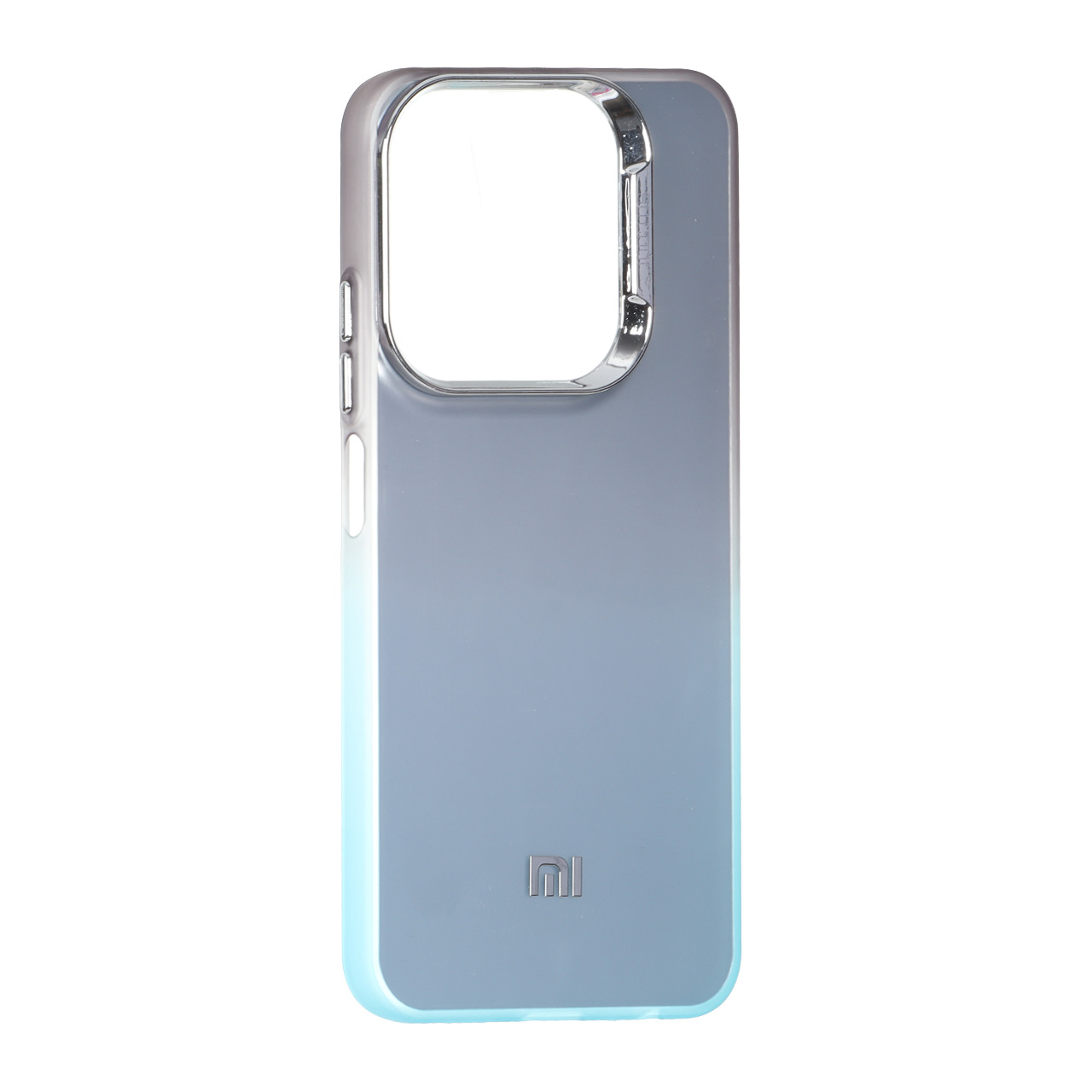 قاب SO COOL لنز متال لوگودار دور رنگی Xiaomi Redmi 15C / Poco C85 - مشکی فیروزه ای