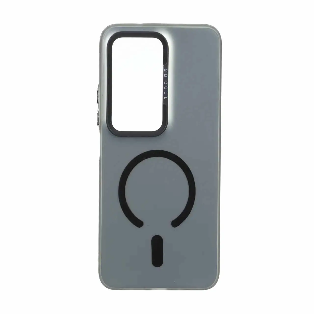 قاب SO COOL طرح مگ سیف Xiaomi Redmi 15 4G - مشکی