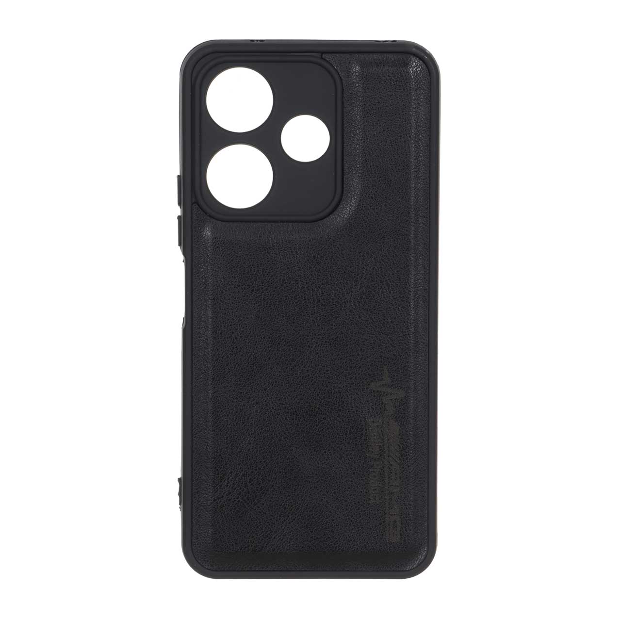 قاب طرح چرم AMG محافظ لنزدار Xiaomi Redmi 13X / Redmi 13 4G / Poco M6 4G - مشکی
