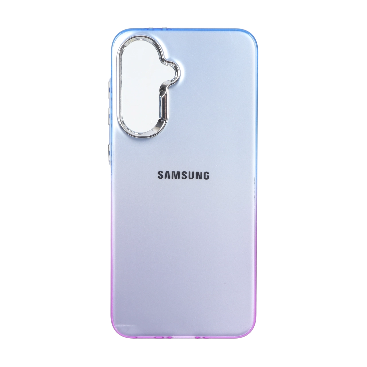 قاب SO COOL لنز متال لوگودار دور رنگی Samsung Galaxy A56 / A36 - آبی بنفش