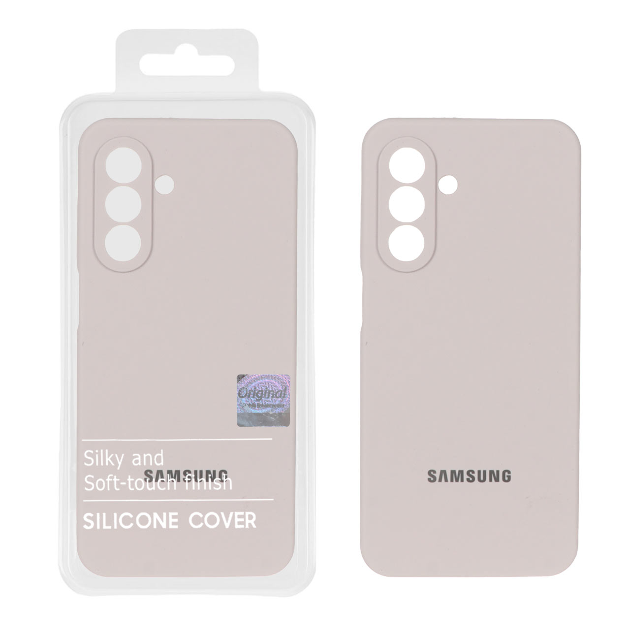 قاب سیلیکونی پاک کنی اورجینال Master Quality مدل Samsung Galaxy A17 / A26 - خاکی (پک دار)
