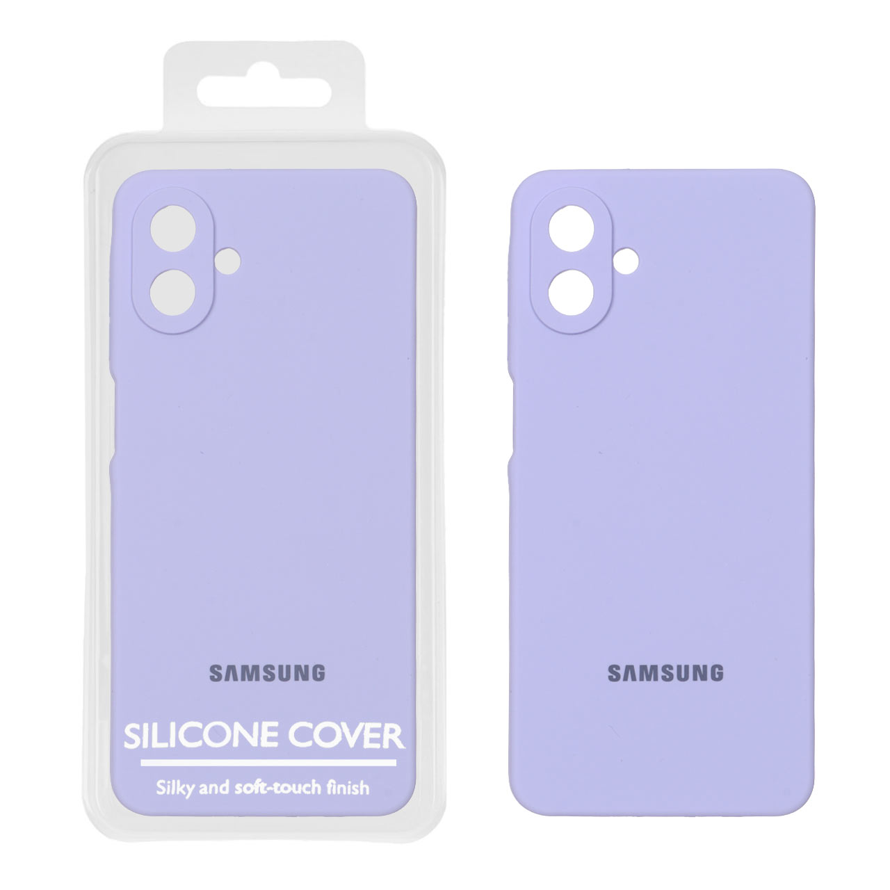 قاب سیلیکونی پاک کنی اورجینال Master Quality مدل Samsung Galaxy A07 - یاسی (پک دار)