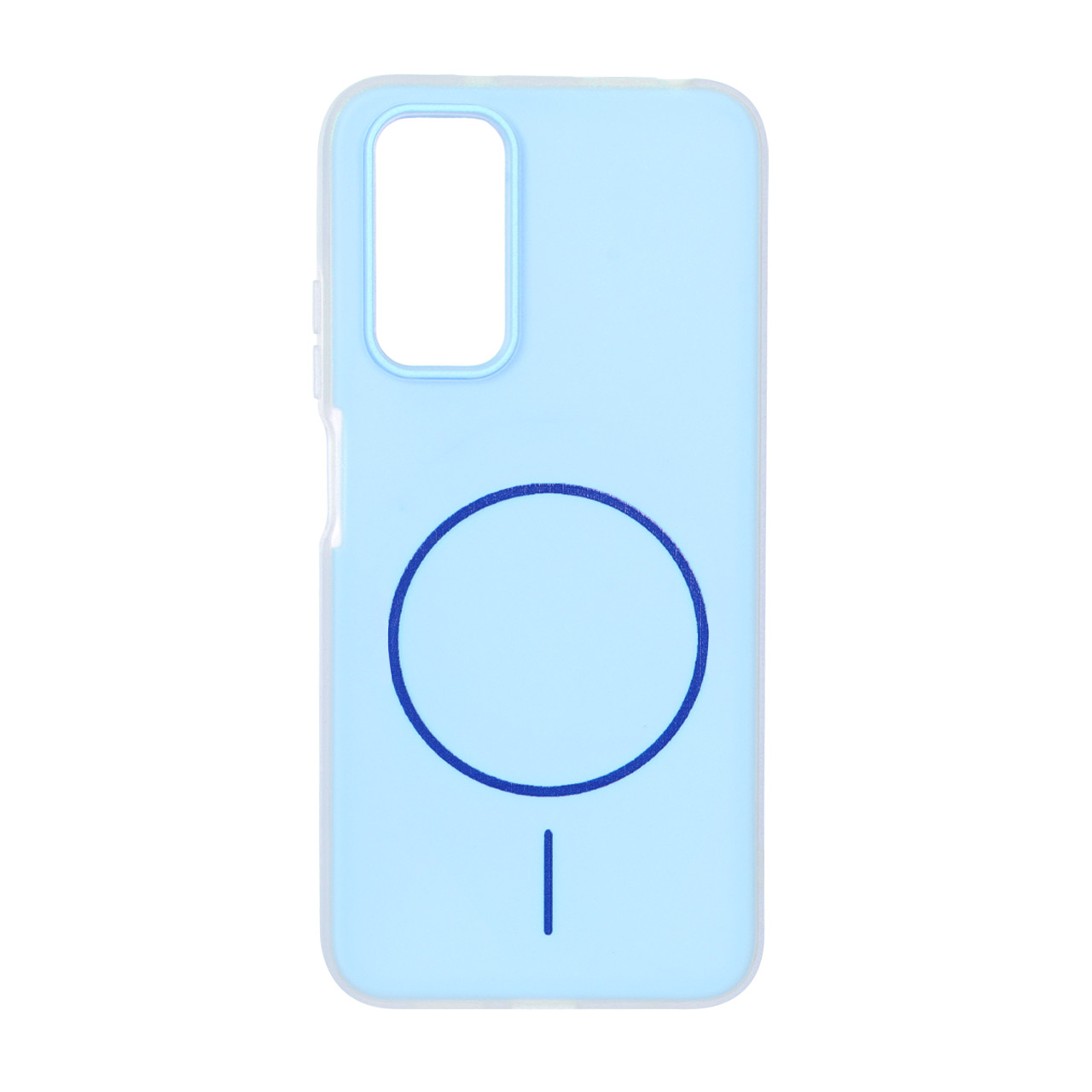 قاب دو لایه مات طرح مگ سیف Xiaomi Redmi Note 12S / Xiaomi Redmi Note 11 4G / Redmi Note 11S - آبی