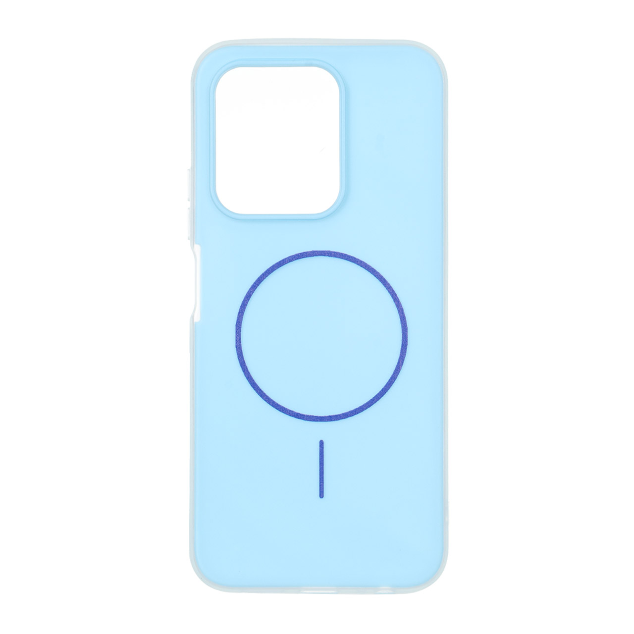 قاب دو لایه مات طرح مگ سیف نسخه گلوبال Xiaomi Redmi 15C / Poco C85 - آبی