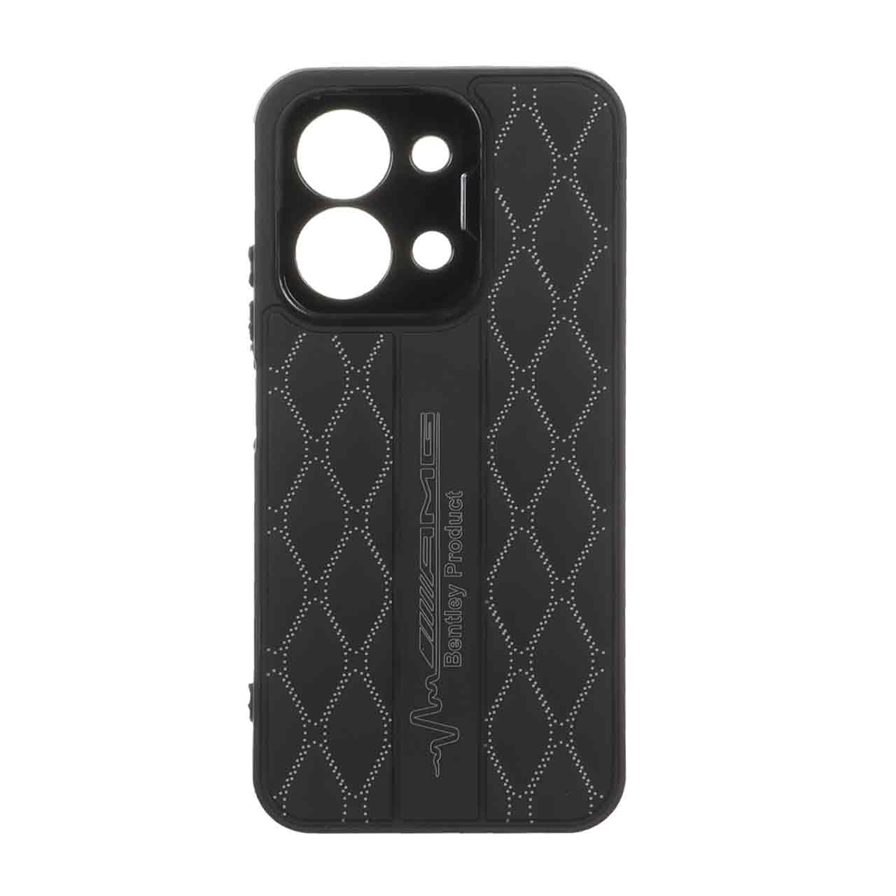 قاب پافر لوزی دور لنز براق نسخه گلوبال Xiaomi Redmi 15C / Poco C85 - مشکی