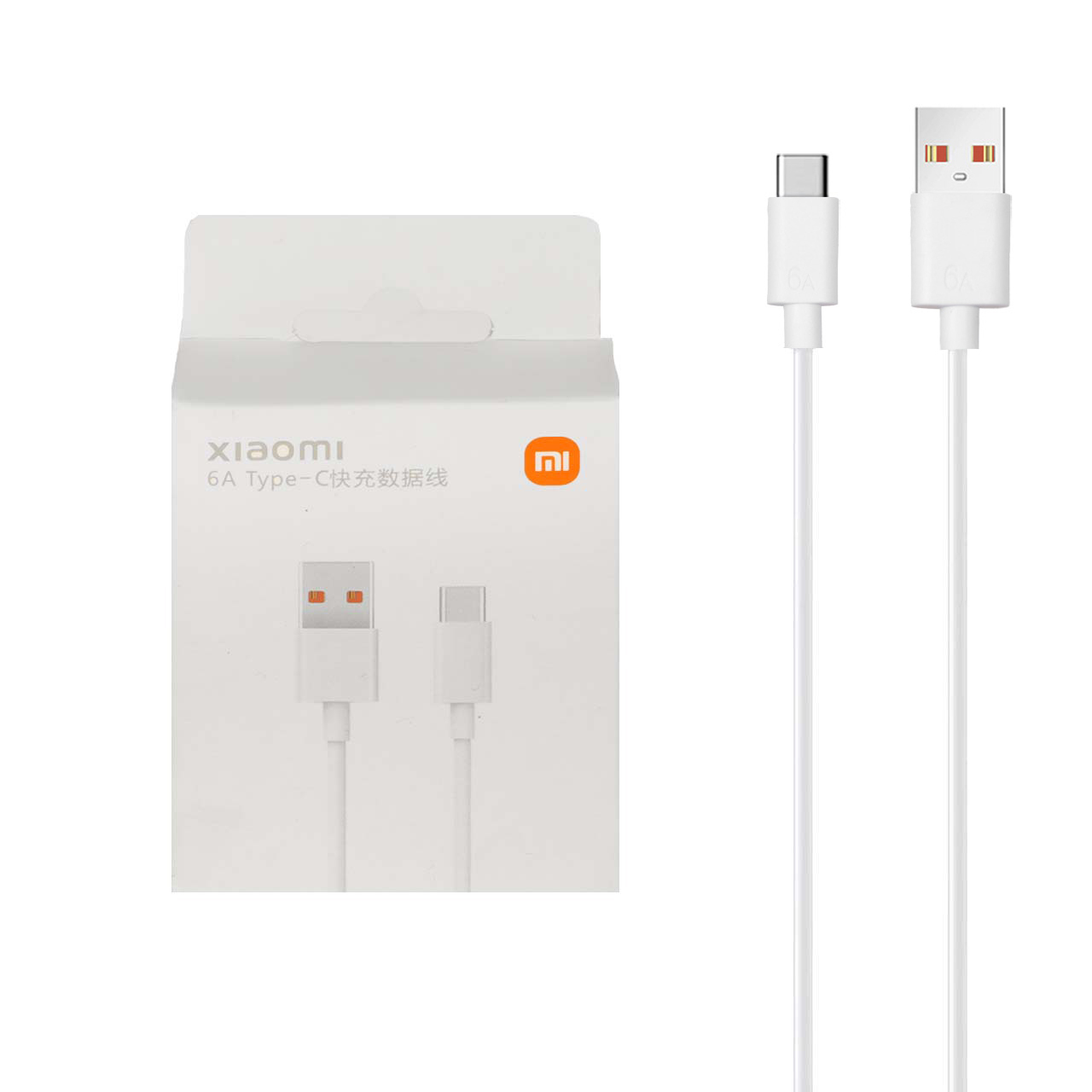 کابل شارژ فست Xiaomi Type-C 6A